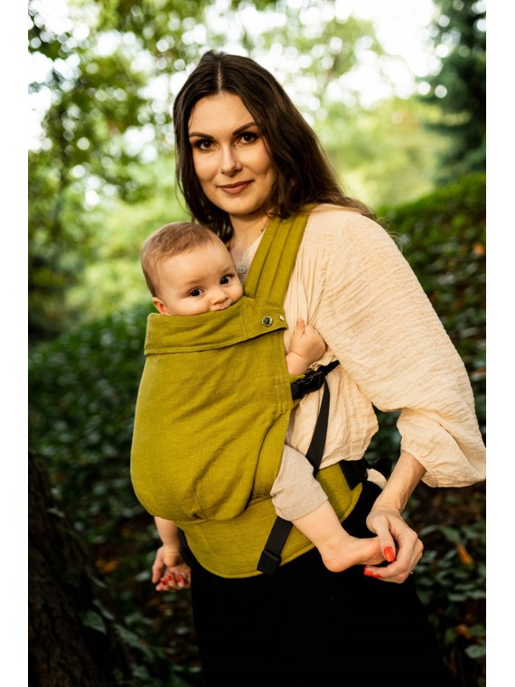 QUSY CARRIER, LINEN OLIVE (Linen)