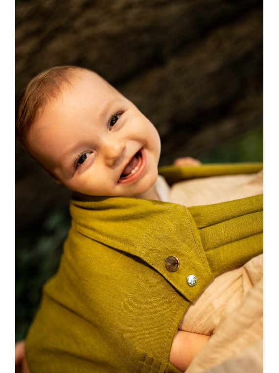 QUSY CARRIER, LINEN OLIVE (Linen)