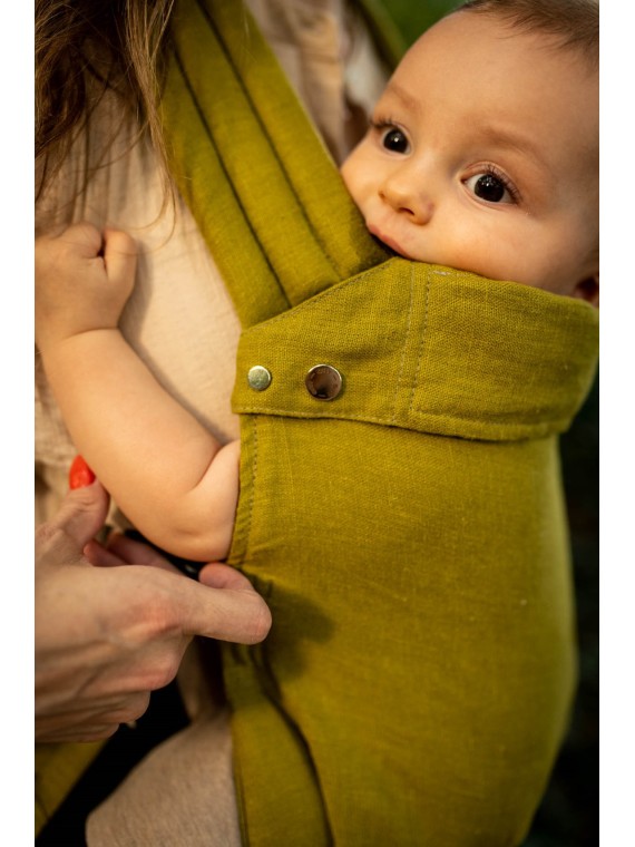 QUSY CARRIER, LINEN OLIVE (Linen)