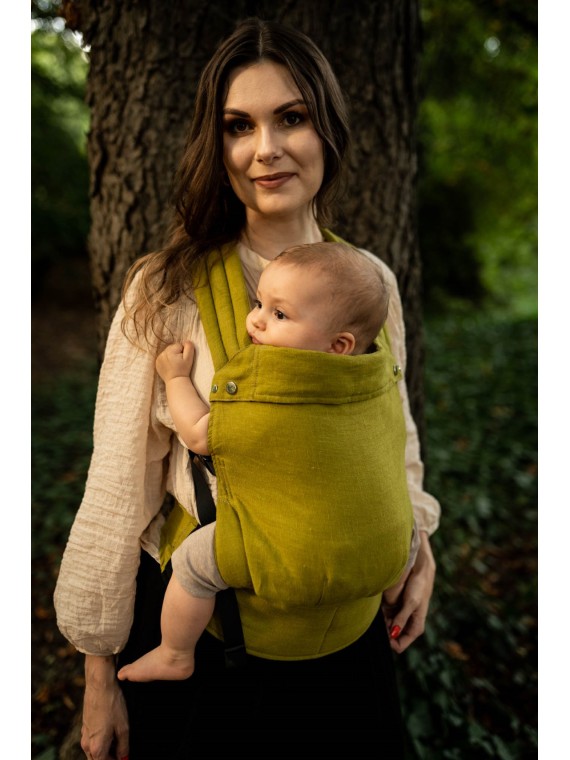 QUSY CARRIER, LINEN OLIVE (Linen)