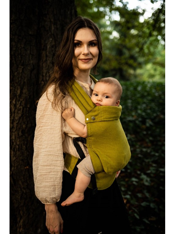 QUSY CARRIER, LINEN OLIVE (Linen)