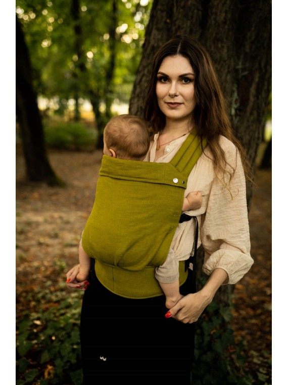 QUSY CARRIER, LINEN OLIVE (Linen)