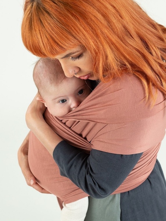 ISARA Stretchy Wrap – Minkšta, kvėpuojanti vaikjuostė | Bambukas ir ekologija