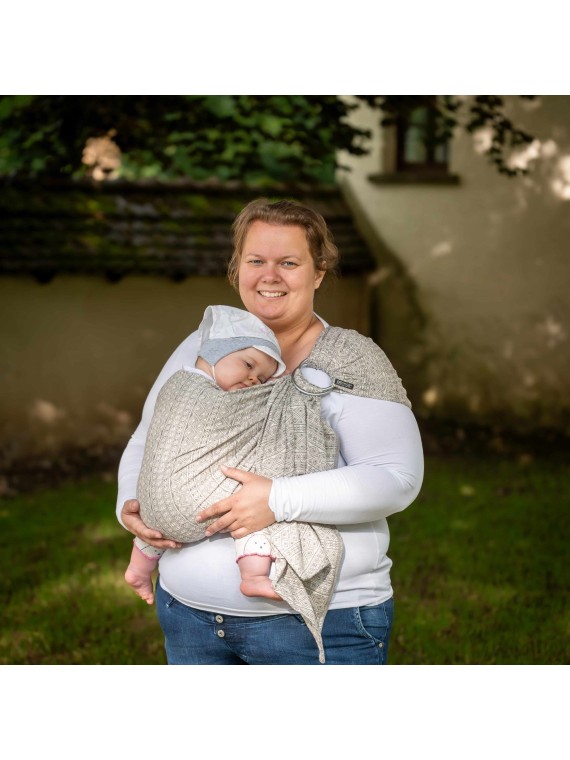 DidySling – stilingas ir patogus slingas su reguliuojamais žiedais