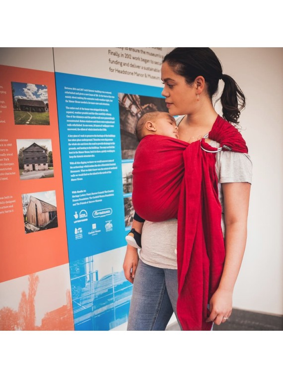 DidySling – stilingas ir patogus slingas su reguliuojamais žiedais