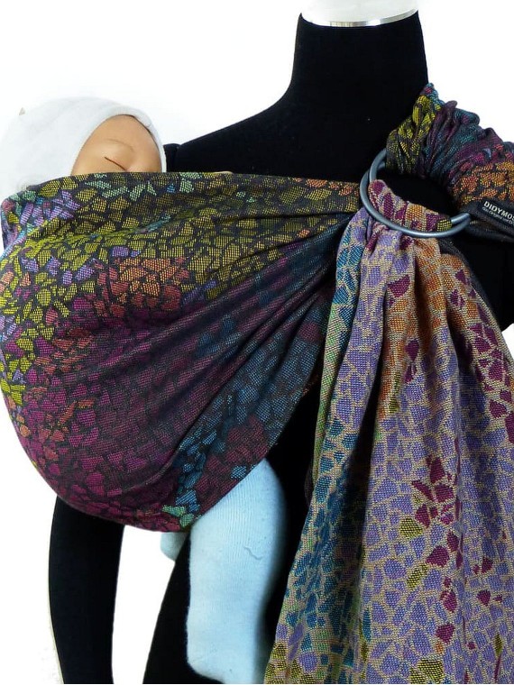 DidySling – stilingas ir patogus slingas su reguliuojamais žiedais