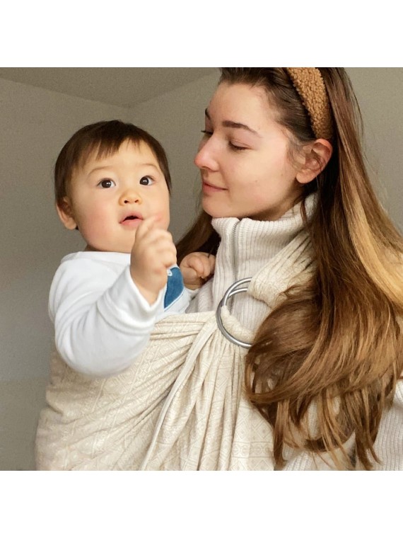 DidySling – stilingas ir patogus slingas su reguliuojamais žiedais