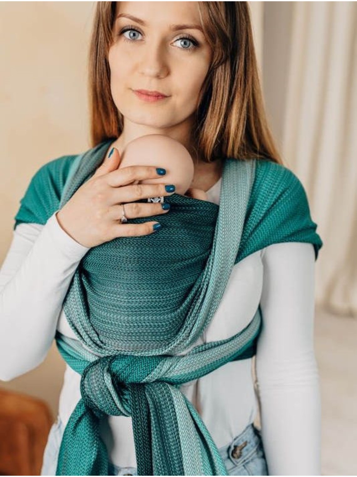 LennyLamb baby wrap – ergonomic and soft from birth to preschool