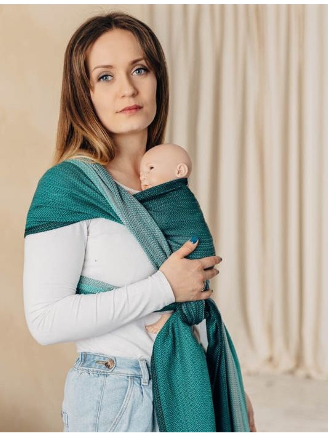 LennyLamb baby wrap – ergonomic and soft from birth to preschool