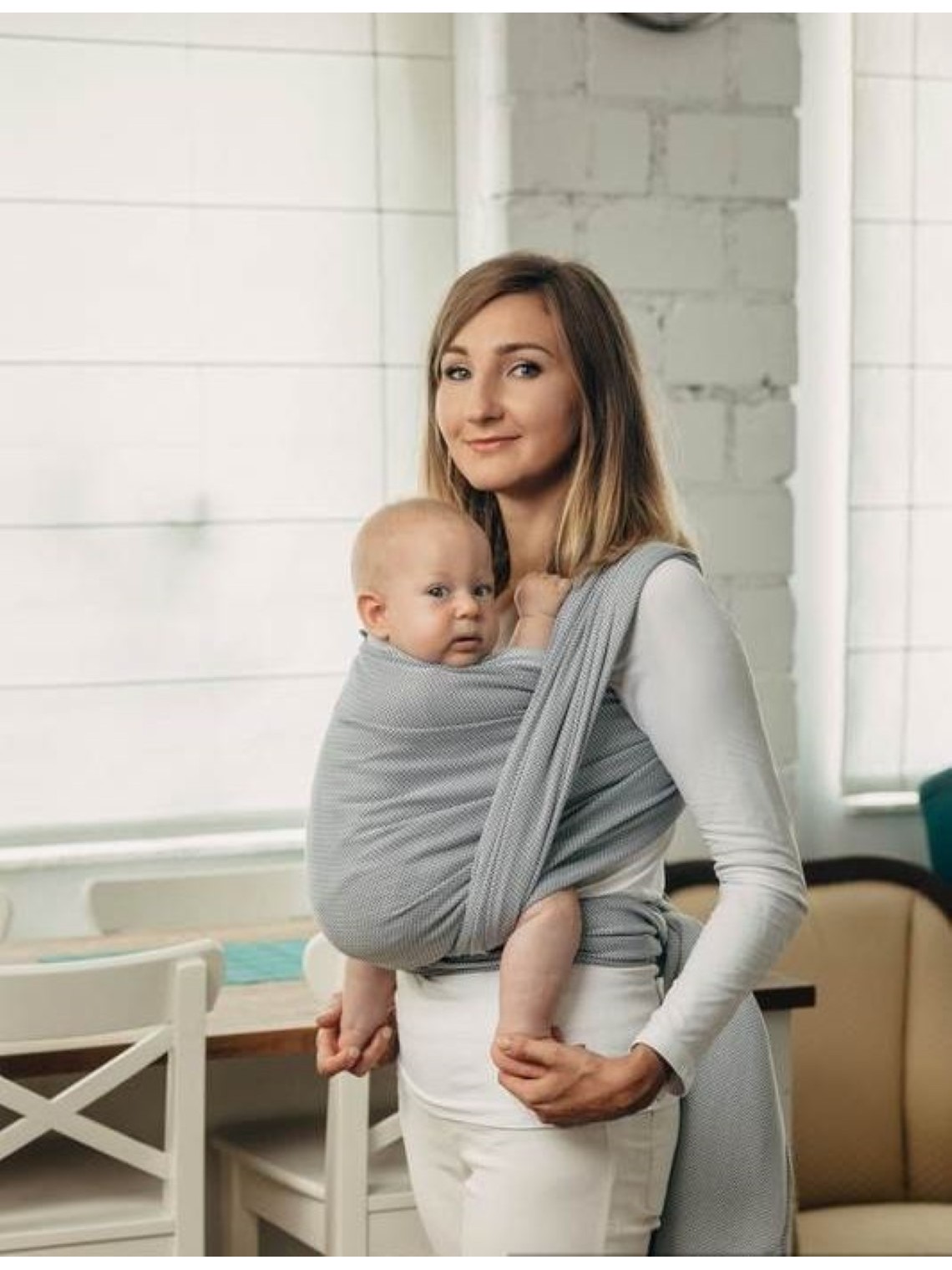 LennyLamb baby wrap – ergonomic and soft from birth to preschool