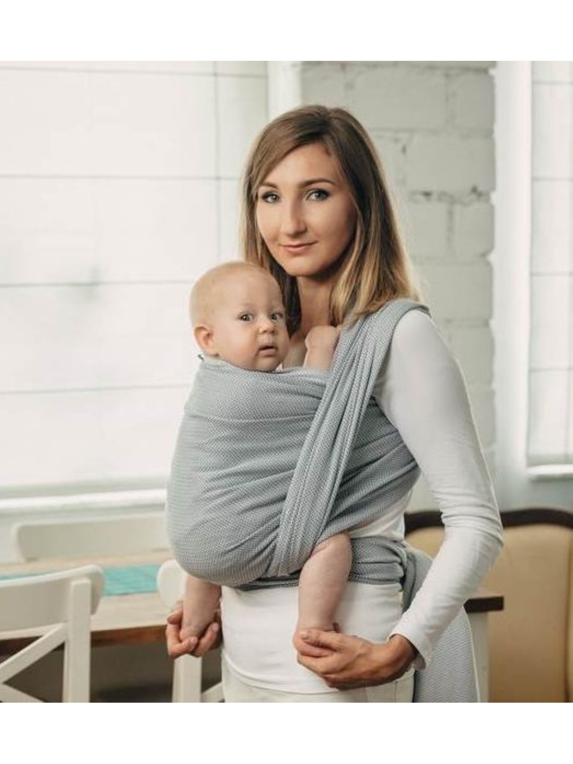 LennyLamb baby wrap – ergonomic and soft from birth to preschool