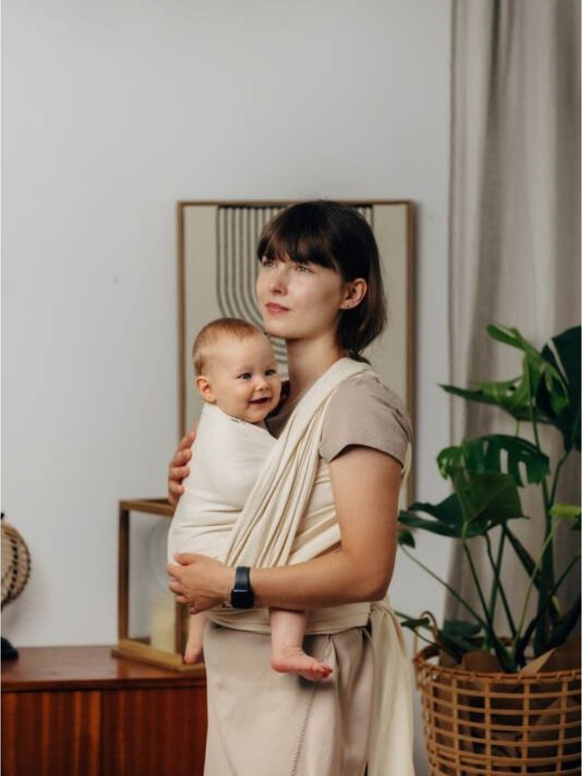 LennyLamb baby wrap – ergonomic and soft from birth to preschool