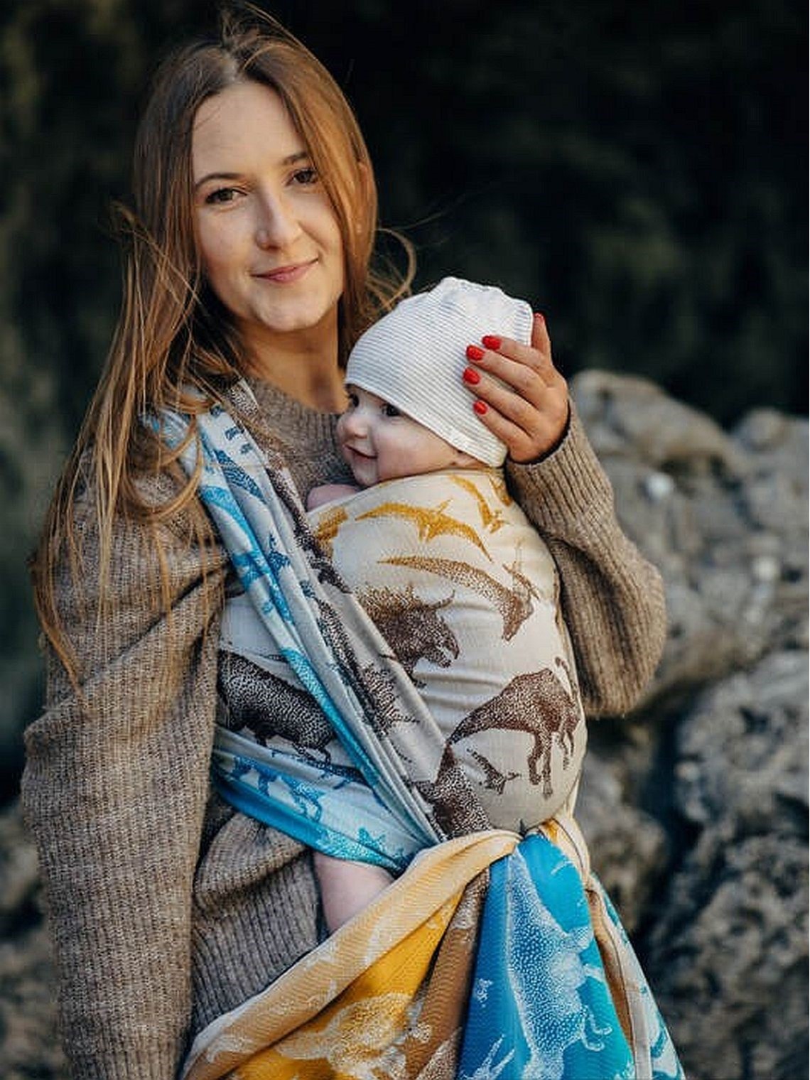 LennyLamb baby wrap – ergonomic and soft from birth to preschool