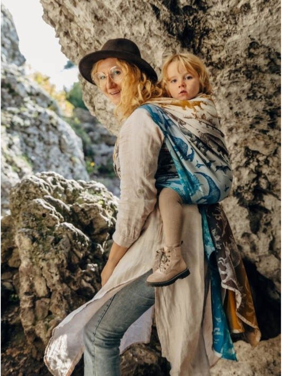 LennyLamb baby wrap – ergonomic and soft from birth to preschool