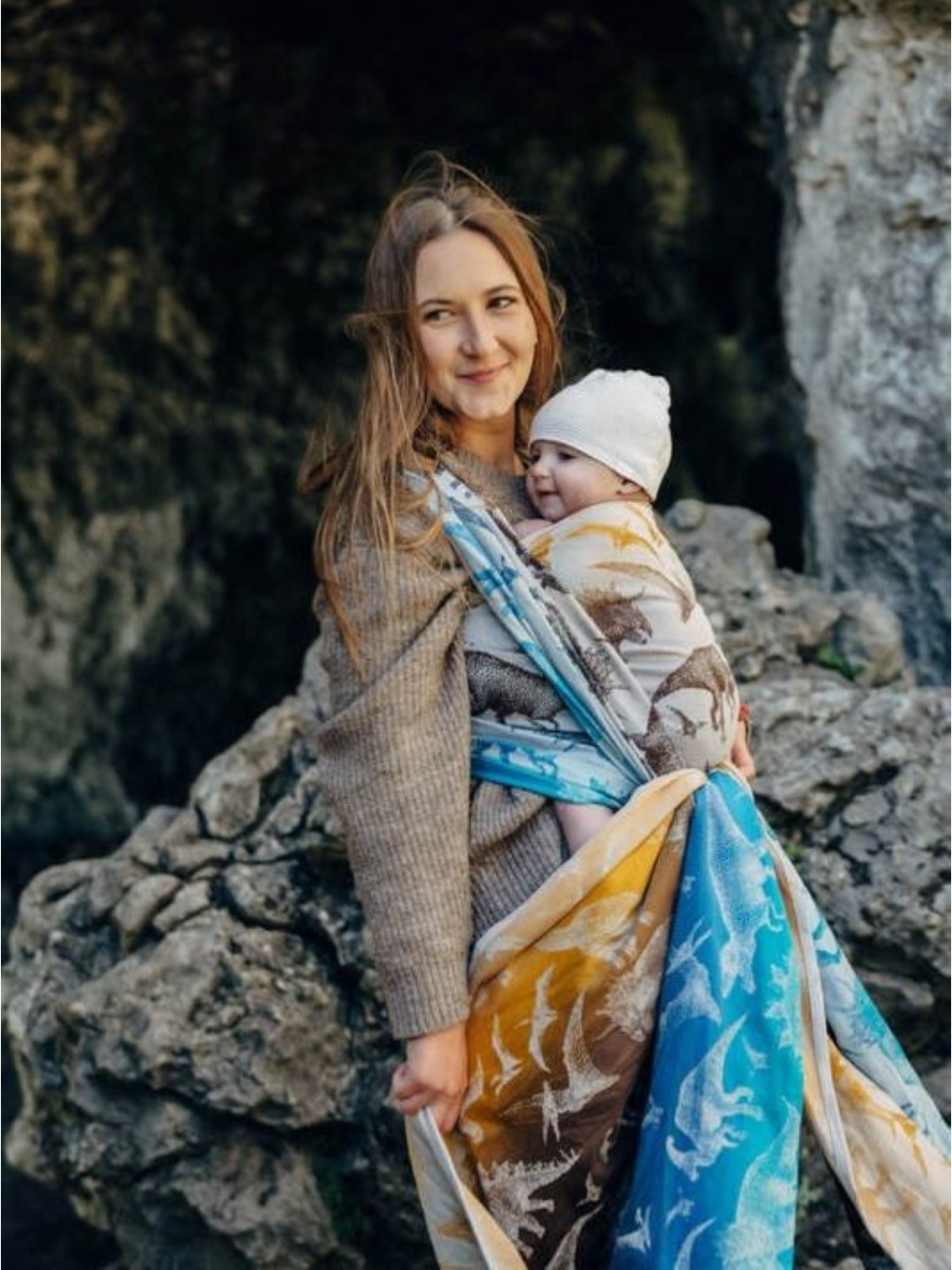 LennyLamb baby wrap – ergonomic and soft from birth to preschool