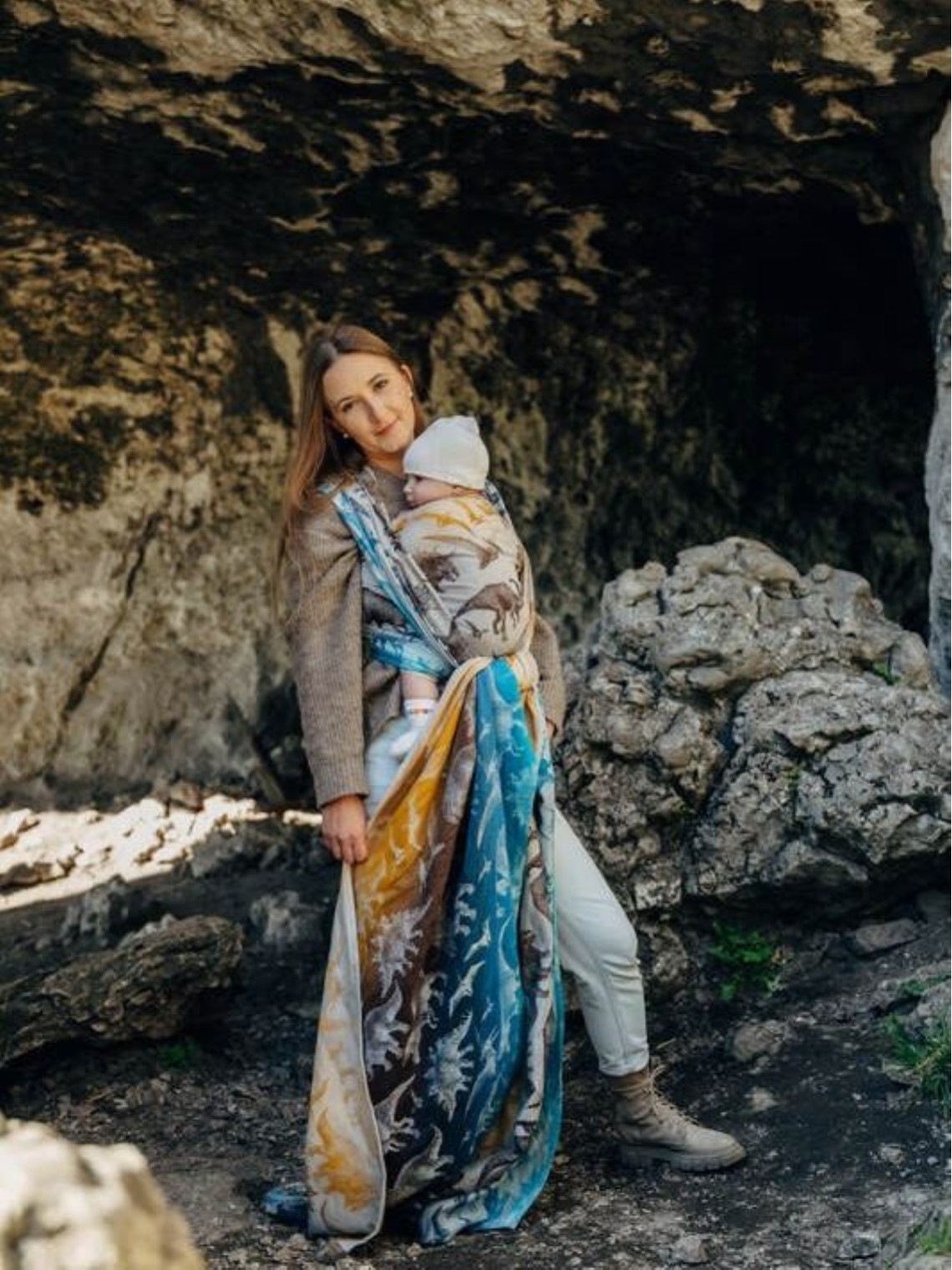 LennyLamb baby wrap – ergonomic and soft from birth to preschool