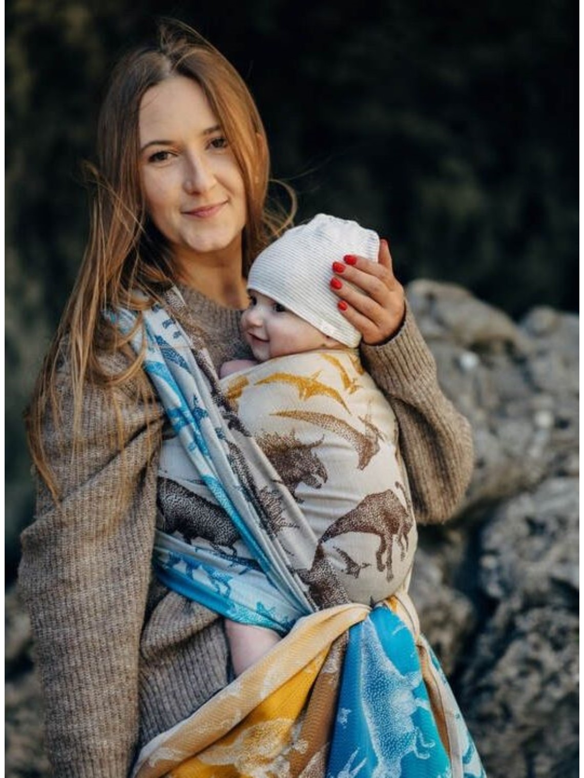 LennyLamb baby wrap – ergonomic and soft from birth to preschool