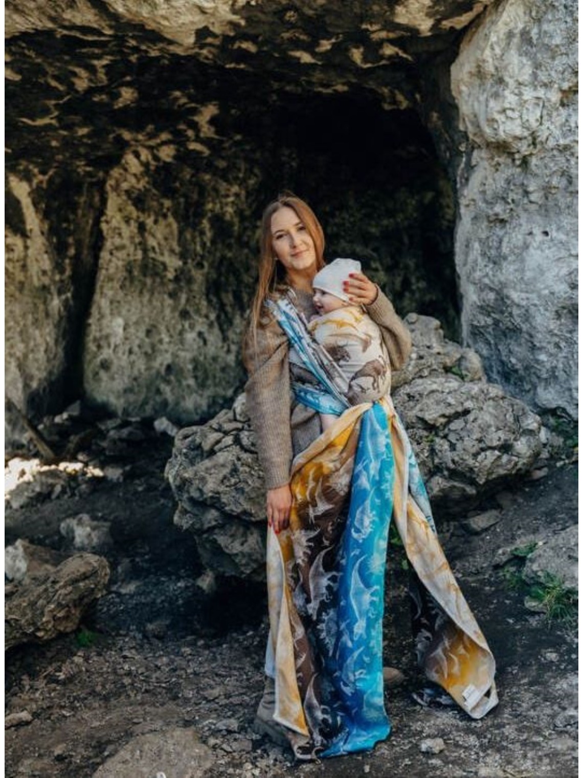 LennyLamb baby wrap – ergonomic and soft from birth to preschool
