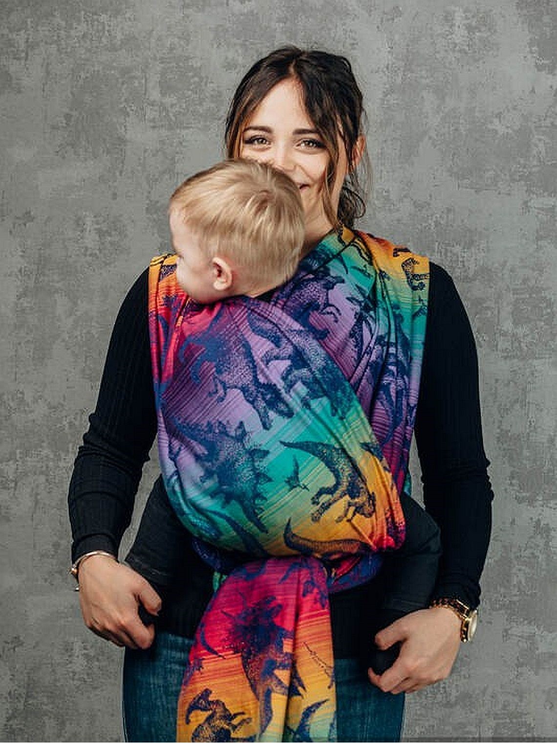 LennyLamb baby wrap – ergonomic and soft from birth to preschool