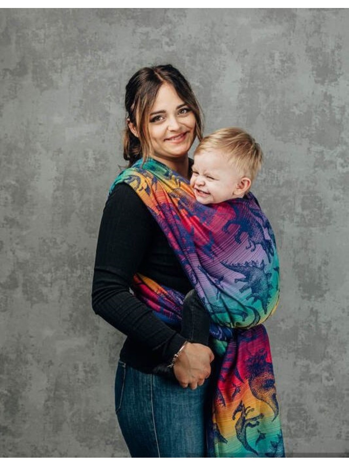 LennyLamb baby wrap – ergonomic and soft from birth to preschool