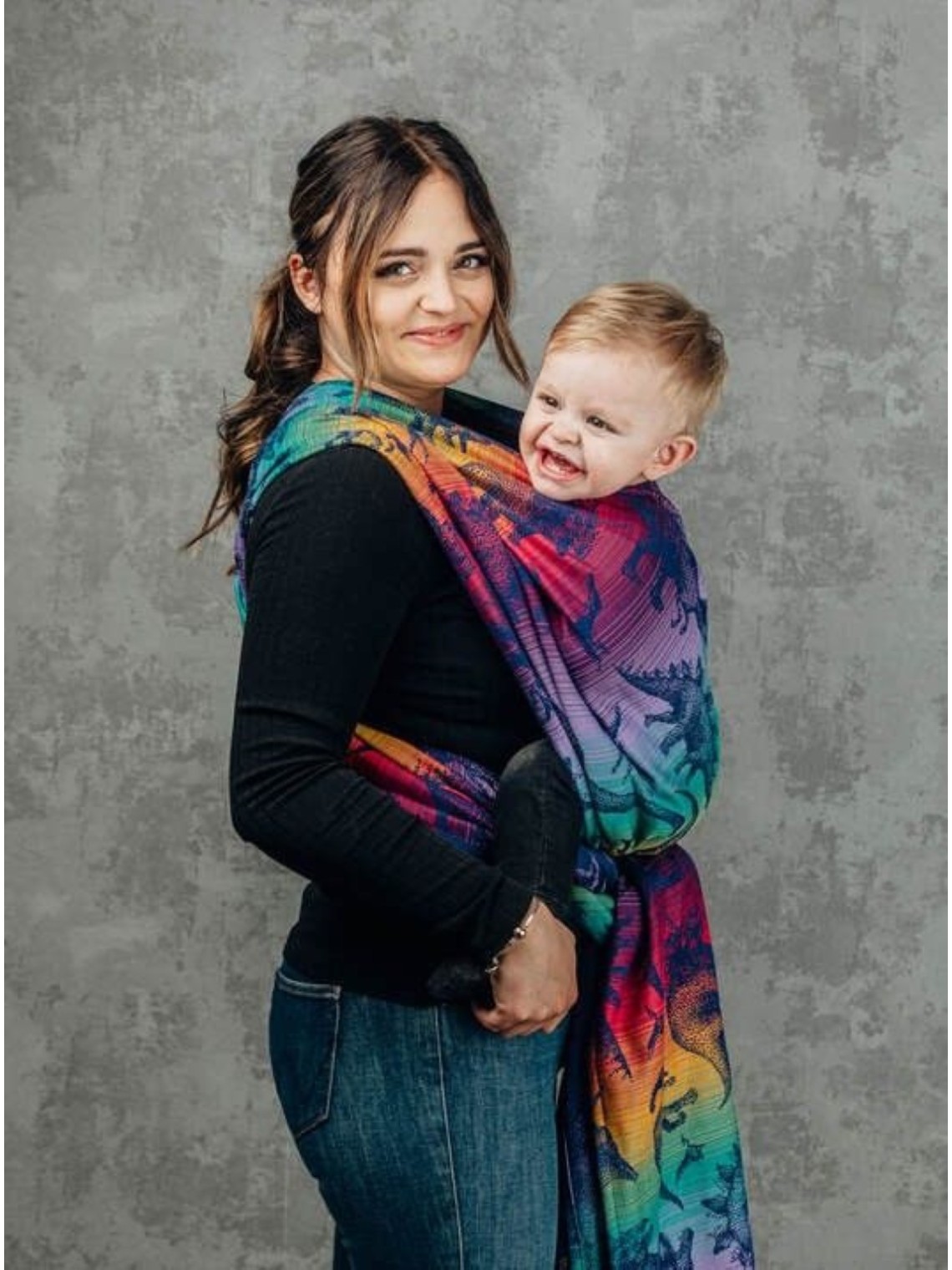LennyLamb baby wrap – ergonomic and soft from birth to preschool
