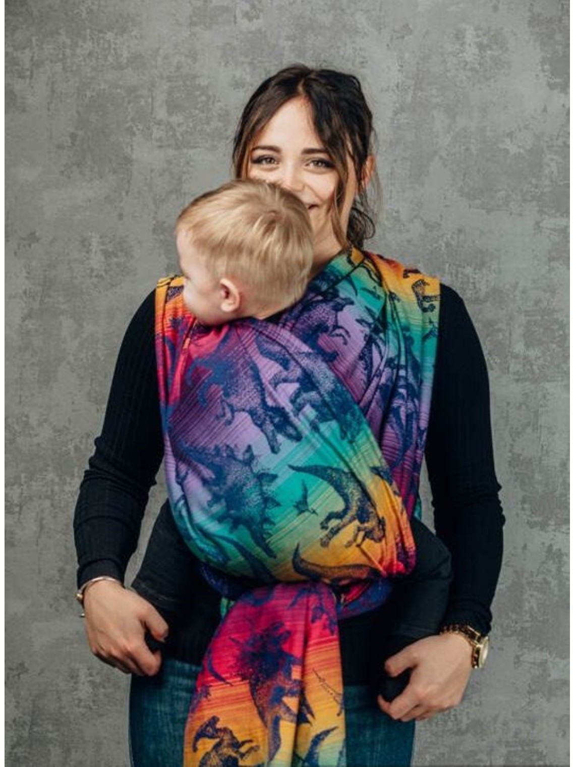 LennyLamb baby wrap – ergonomic and soft from birth to preschool