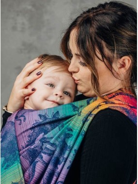 LennyLamb baby wrap – ergonomic and soft from birth to preschool