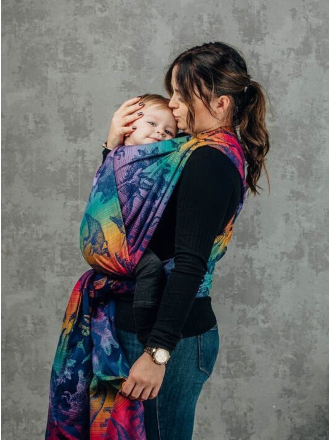 LennyLamb baby wrap – ergonomic and soft from birth to preschool