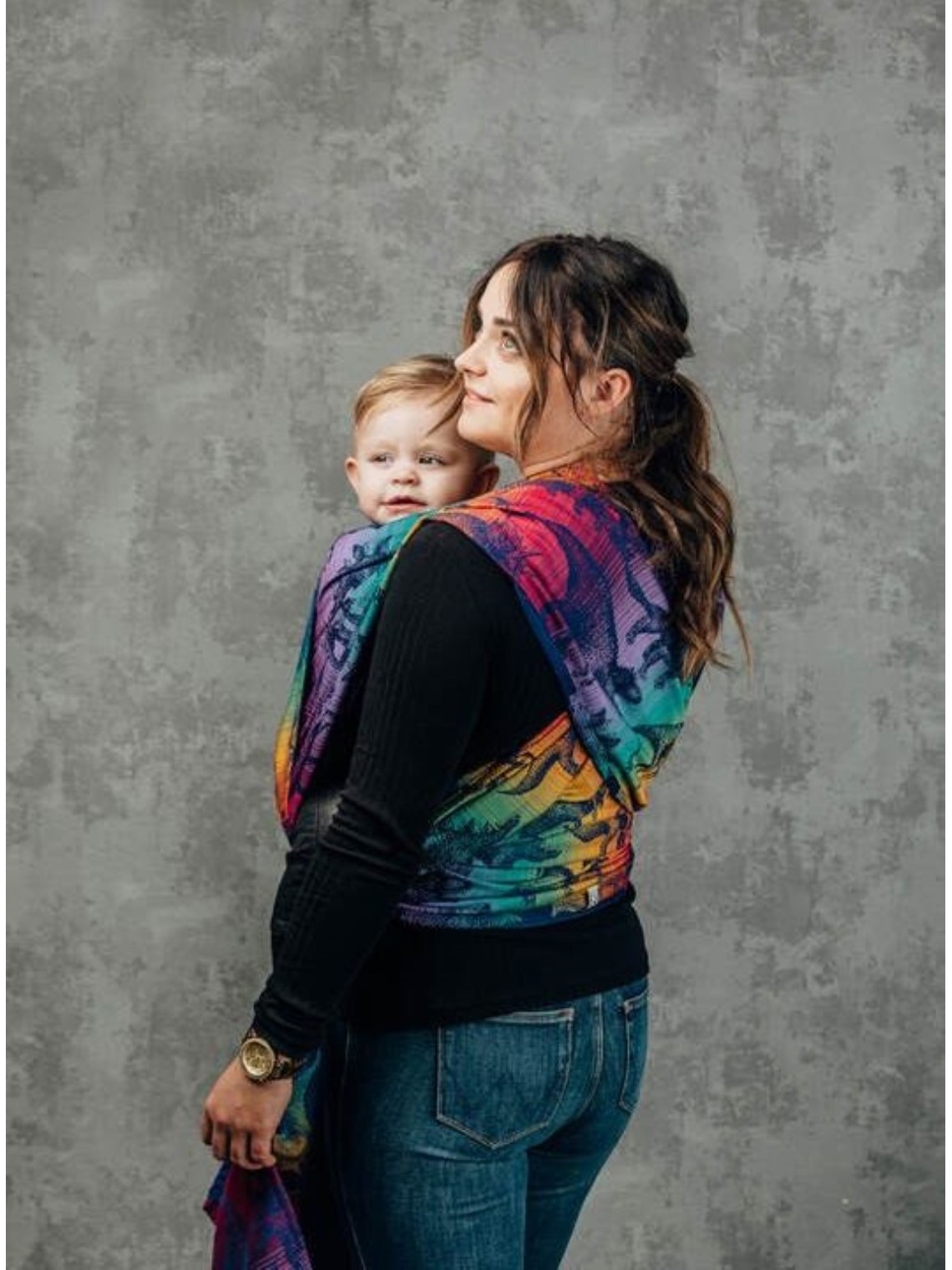 LennyLamb baby wrap – ergonomic and soft from birth to preschool