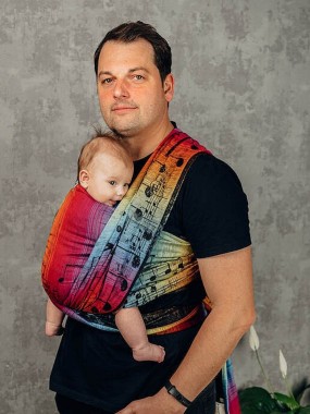 LennyLamb baby wrap – ergonomic and soft from birth to preschool