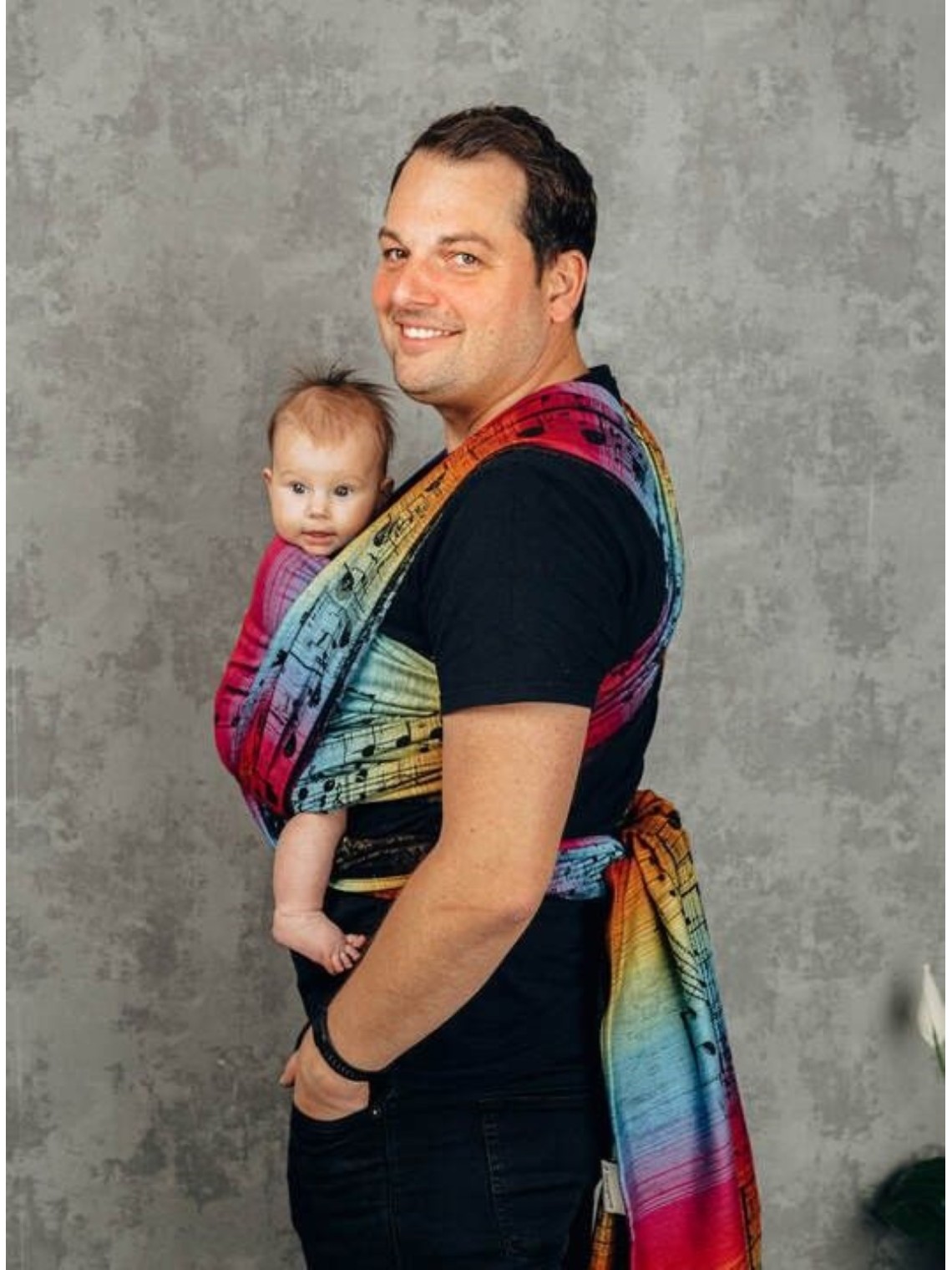 LennyLamb baby wrap – ergonomic and soft from birth to preschool