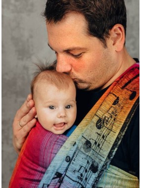 LennyLamb baby wrap – ergonomic and soft from birth to preschool