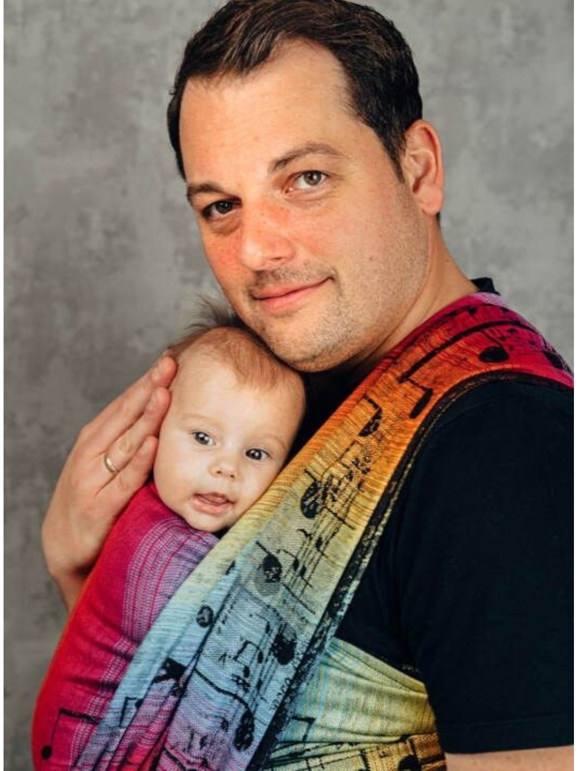 LennyLamb baby wrap – ergonomic and soft from birth to preschool