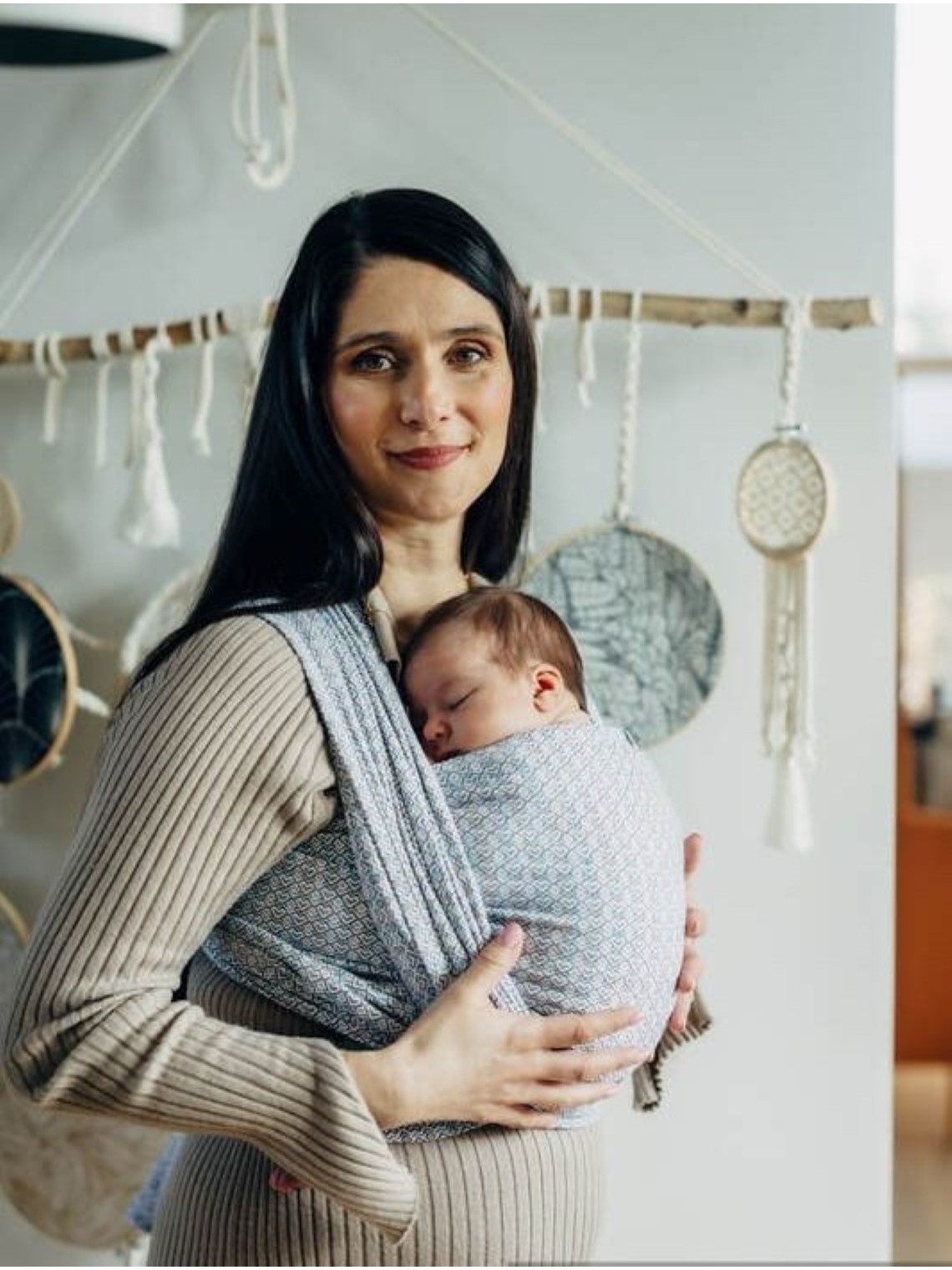 LennyLamb baby wrap – ergonomic and soft from birth to preschool