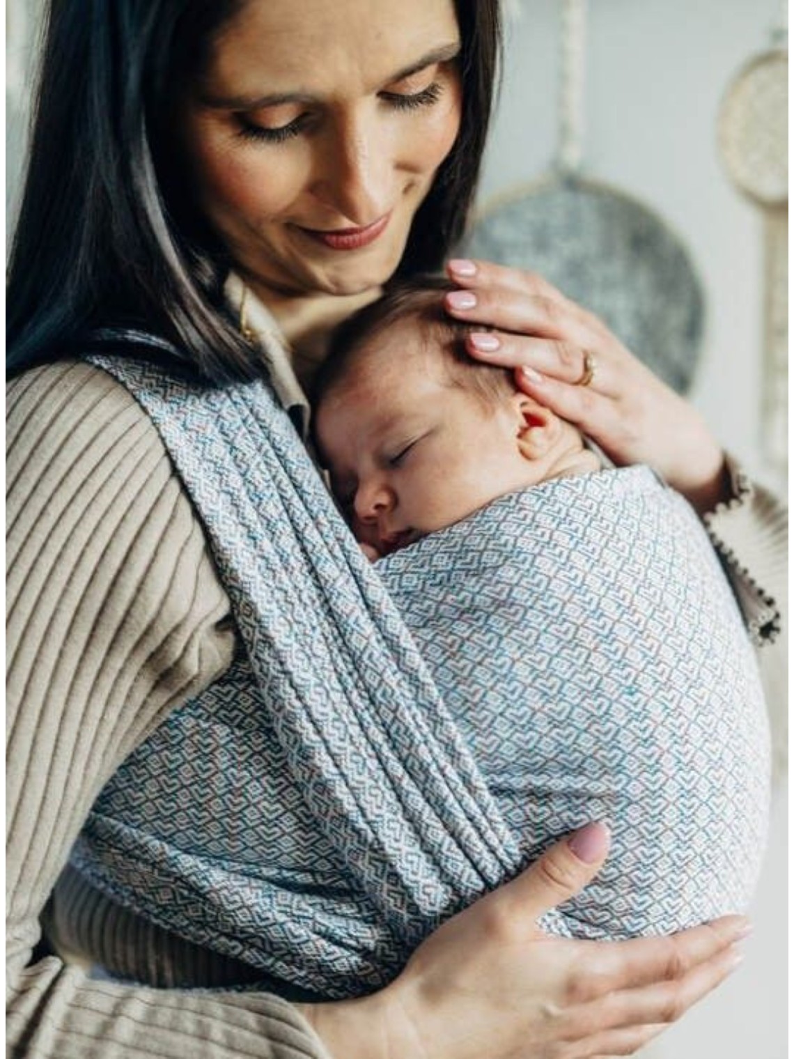 LennyLamb baby wrap – ergonomic and soft from birth to preschool