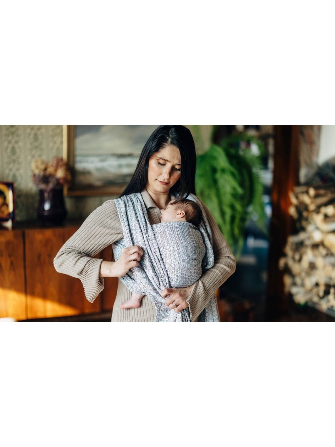 LennyLamb baby wrap – ergonomic and soft from birth to preschool