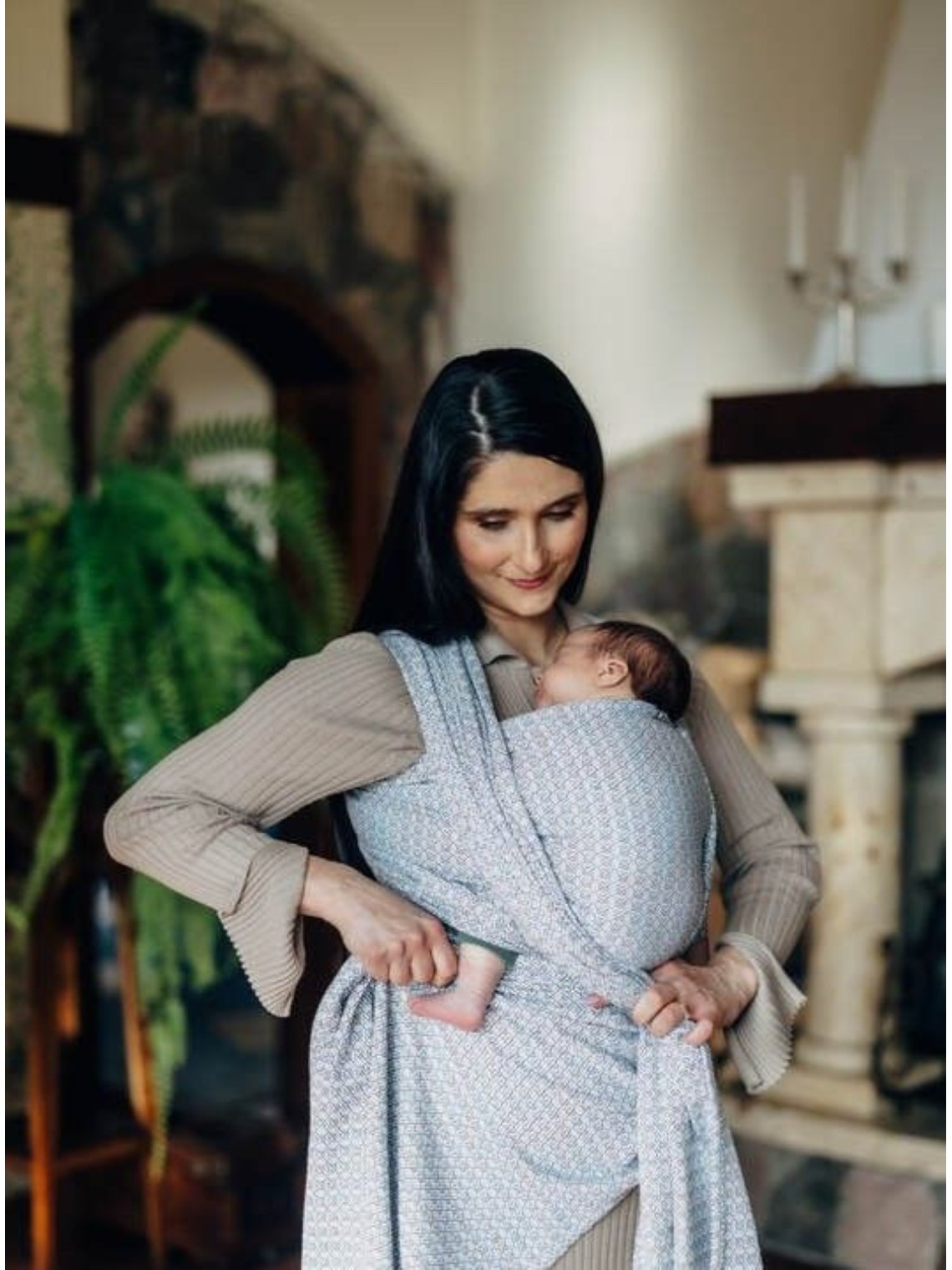 LennyLamb baby wrap – ergonomic and soft from birth to preschool