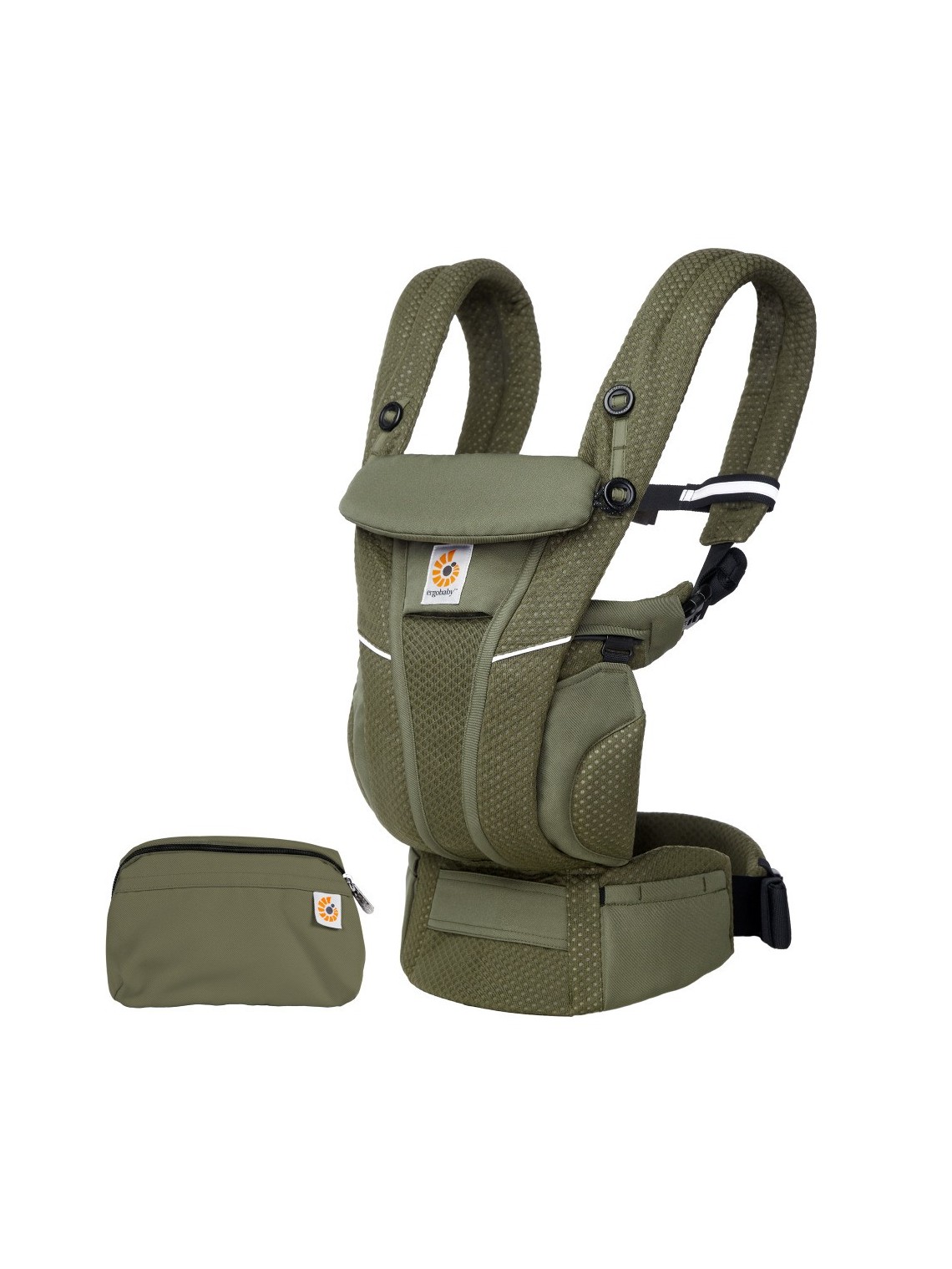 Ergobaby Omni Breeze nešioklė – kvėpuojantis komfortas nuo gimimo