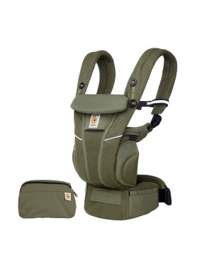 Ergobaby Omni Breeze nešioklė – kvėpuojantis komfortas nuo gimimo