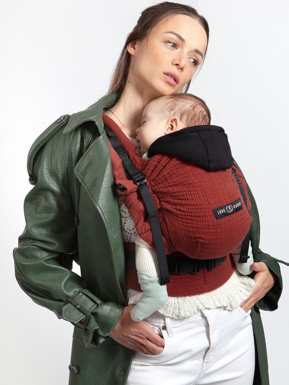 LOVE RADIUS HoodieCarrier 2 – ergonomic baby carrier from birth