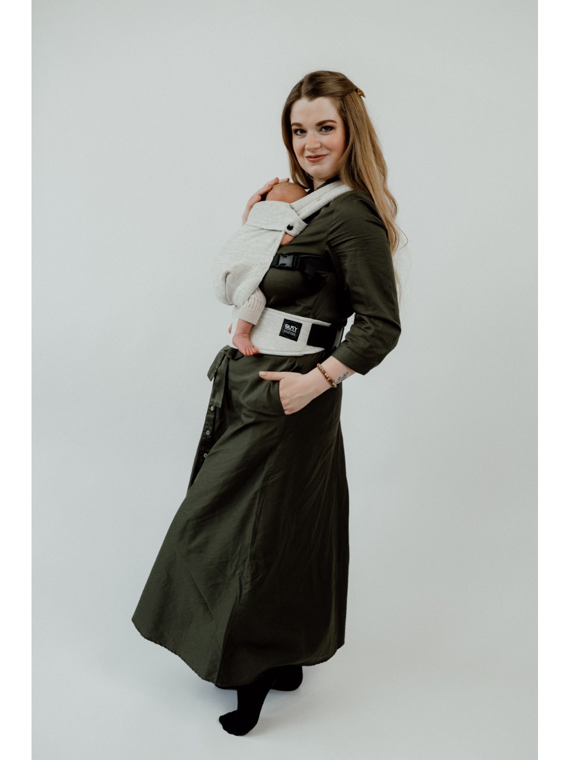 QUSY MINI 2.0 – ypač lengva reguliuojama kūdikių nešioklė