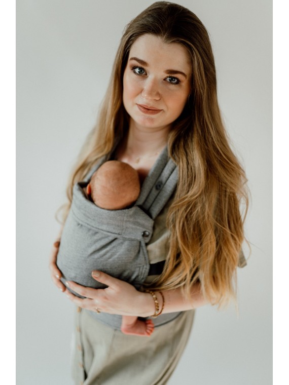 QUSY MINI 2.0 – ypač lengva reguliuojama kūdikių nešioklė