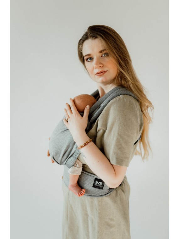 QUSY MINI 2.0 – ypač lengva reguliuojama kūdikių nešioklė