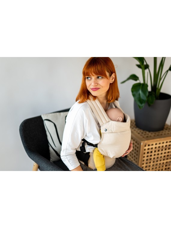 QUSY MINI 2.0 – ypač lengva reguliuojama kūdikių nešioklė