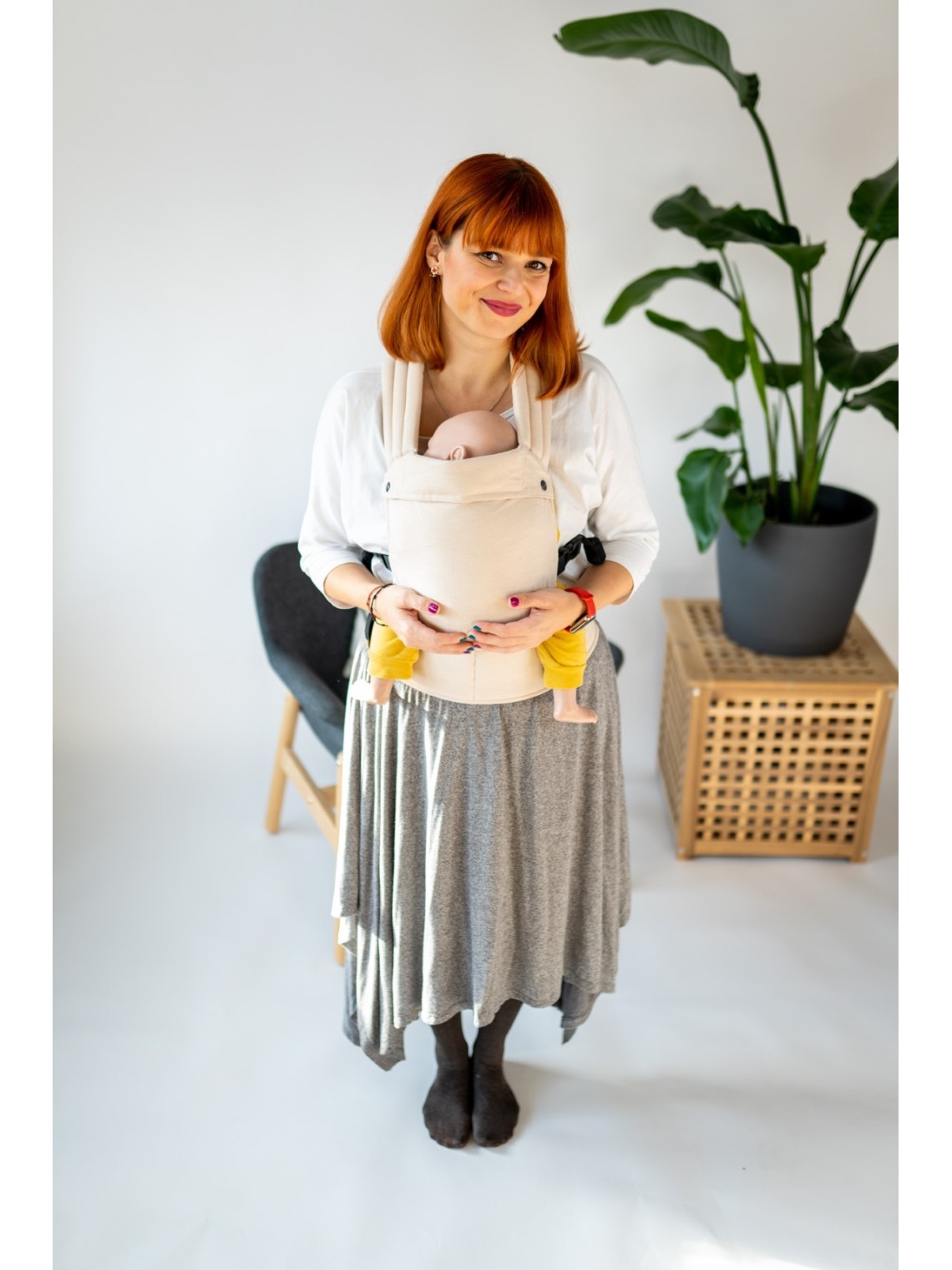 QUSY MINI 2.0 – ypač lengva reguliuojama kūdikių nešioklė