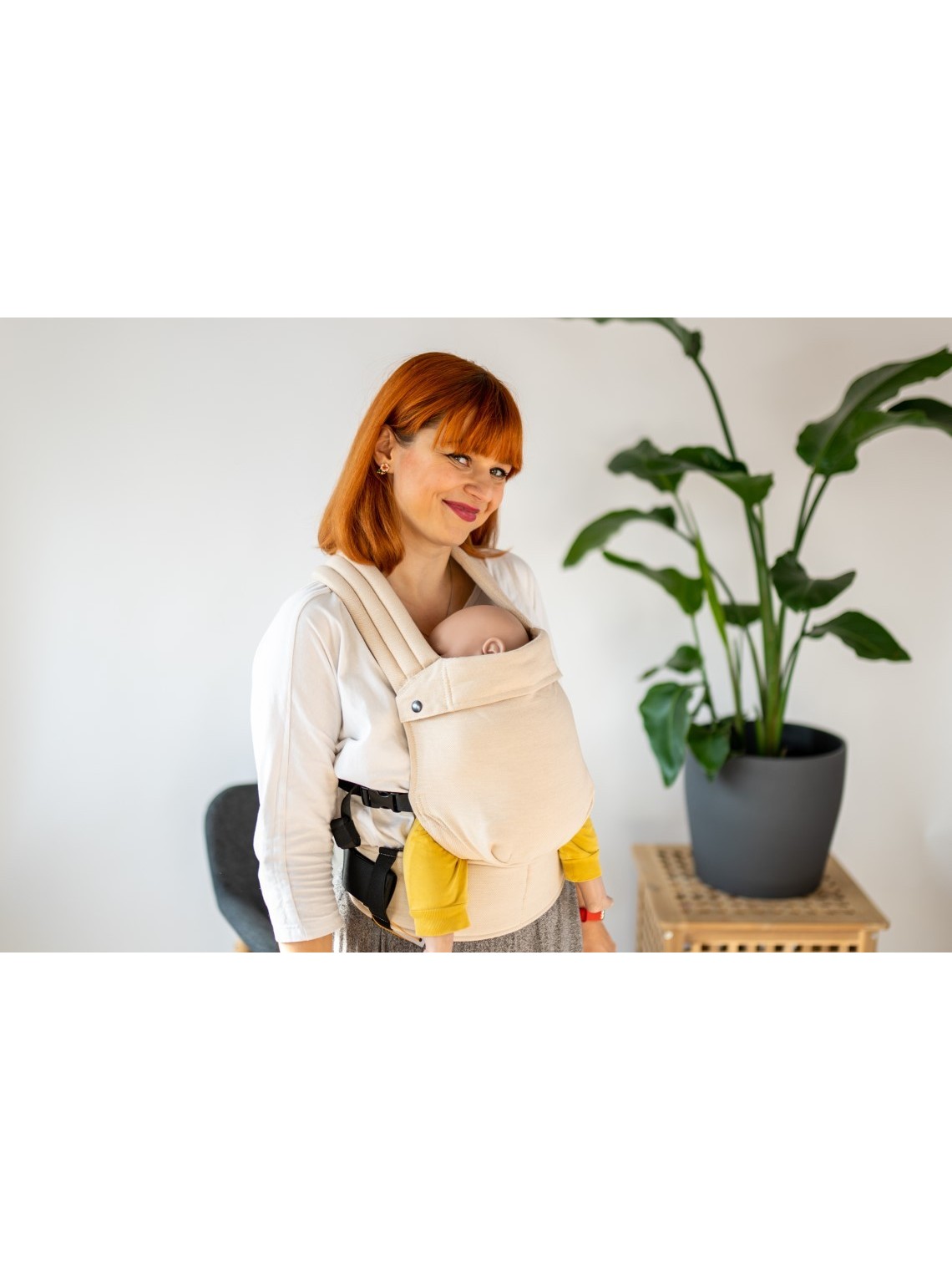 QUSY MINI 2.0 – ypač lengva reguliuojama kūdikių nešioklė