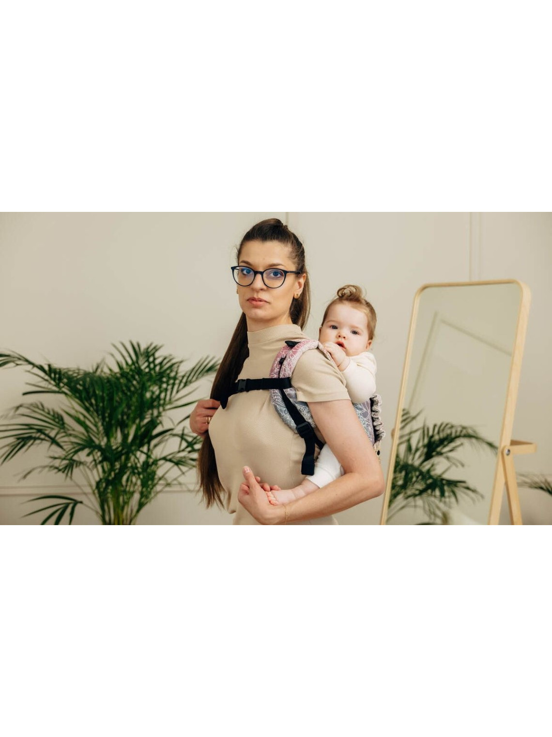 Lenny Buckle Onbuhimo PRO, Toddler, jacquard, (100% cotton) - WILD WINE - VINEYARD