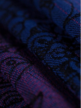 Lenny Buckle Onbuhimo PRO, Toddler, jacquard, (100% medvilnė) - WILD WINE - BOUQUET