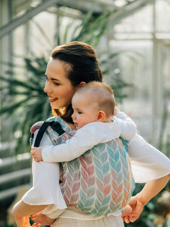 Lenny Buckle Onbuhimo PRO, Toddler, jacquard, (100% cotton) - TANGLED - PLAIT