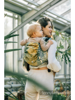 Lenny Buckle Onbuhimo PRO, Toddler, jacquard, (100% medvilnė) - RAINFOREST - SELVA